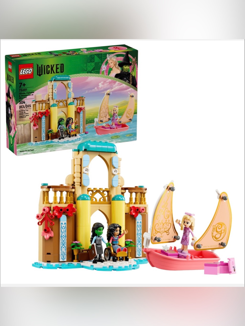 New LEGO Wicked 75681 Glinda, Elphaba & Nessarose at Shiz University Sealed